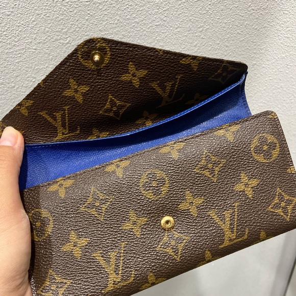 Louis Vuitton monogram wallet rare blue color - Picture 5 of 10